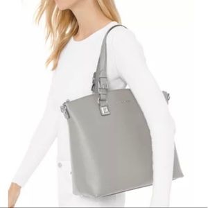 Michael Kors “Karla” Tech Bag in Pearl Grey NWT